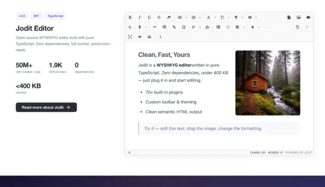 Welcome to the Jodit Blog: Building Better Rich Text Editing for the Web